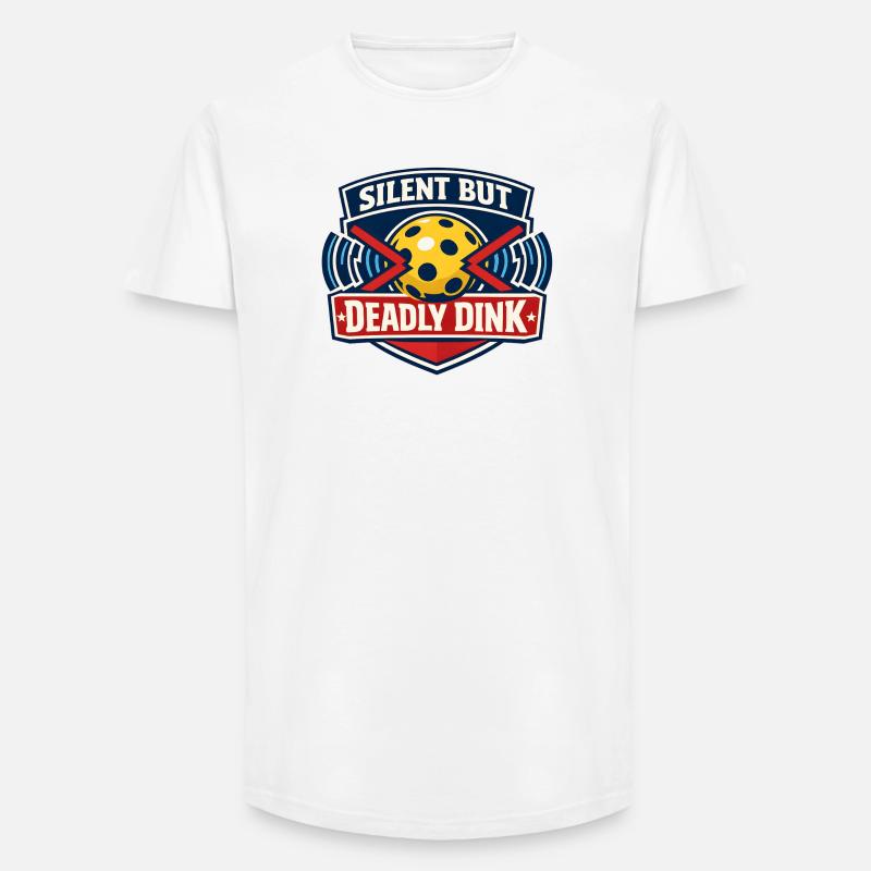 Stiller Dink Bowlingwitz - Long Fit Männer T-Shirt - Weiß