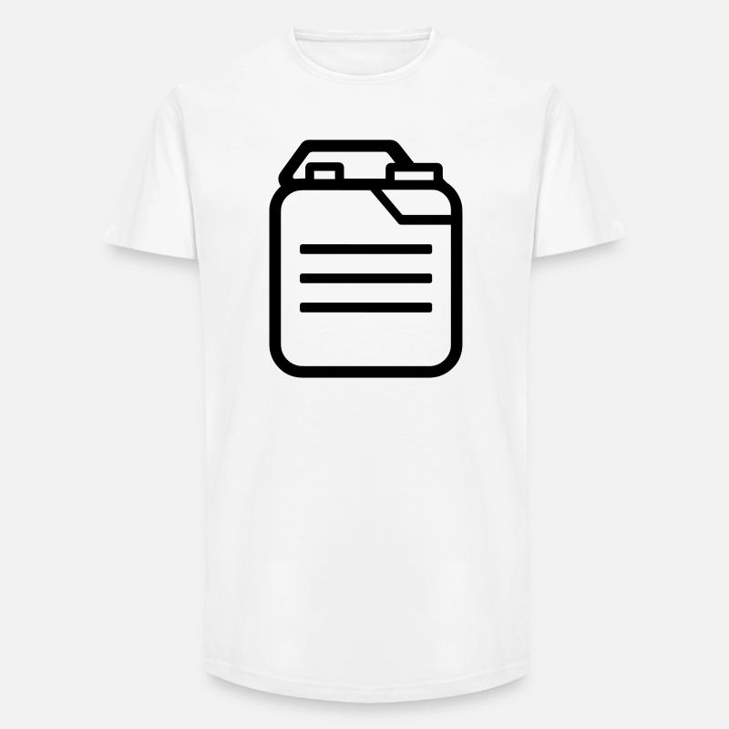 bidon  - T-shirt coupe longue homme - blanc