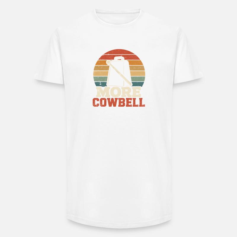 Kuhglocke Regenbogenkreis - Long Fit Männer T-Shirt - Weiß