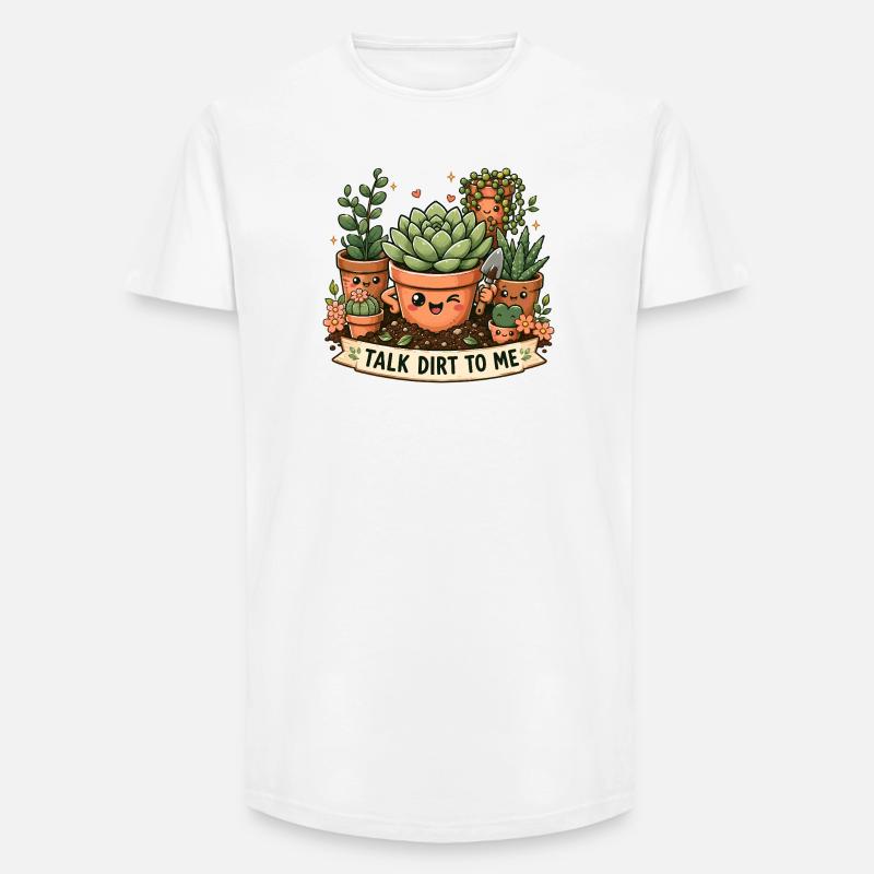 Sprich Dreck Mit Mir, Süße - Long Fit Männer T-Shirt - Weiß
