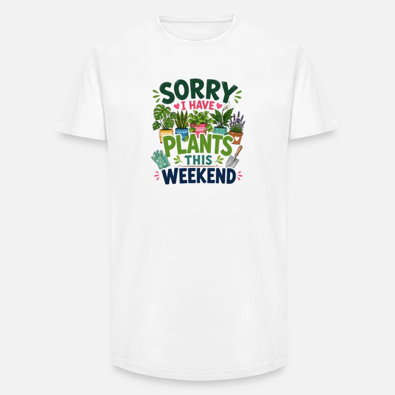 Désolé de planter ce week-end - T-shirt coupe longue homme - blanc