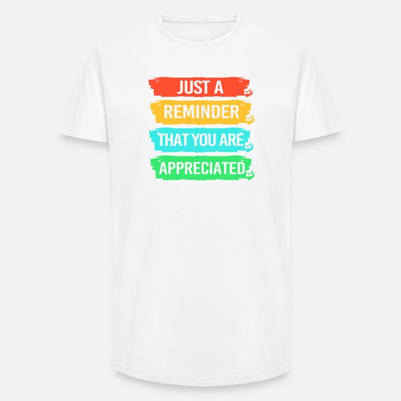 Mitarbeiter der Woche Mitarbeiter des Monats - Long Fit Männer T-Shirt - Weiß