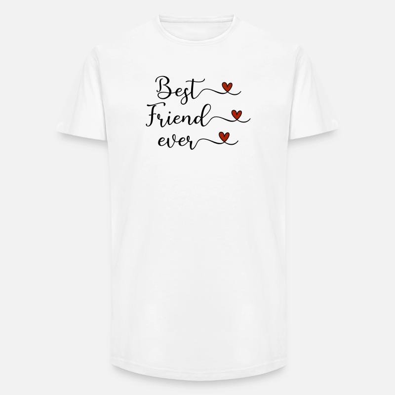 Bester Freund  - Long Fit Männer T-Shirt - Weiß