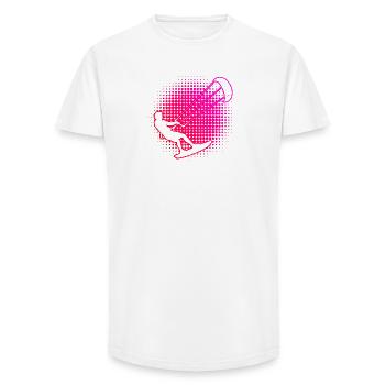 The water sports enthusiasts and kitesurfing go together - Long Fit Men's T-Shirt - white - Front - AI Model Male 185 light (185cm)