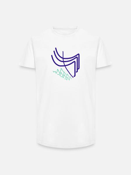 What do I give an artist? - Long Fit Men's T-Shirt - white