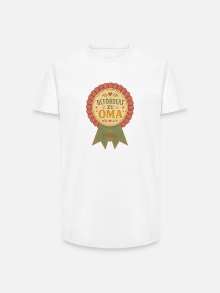 Befördert zur Oma 2026 - Long Fit Männer T-Shirt - Weiß
