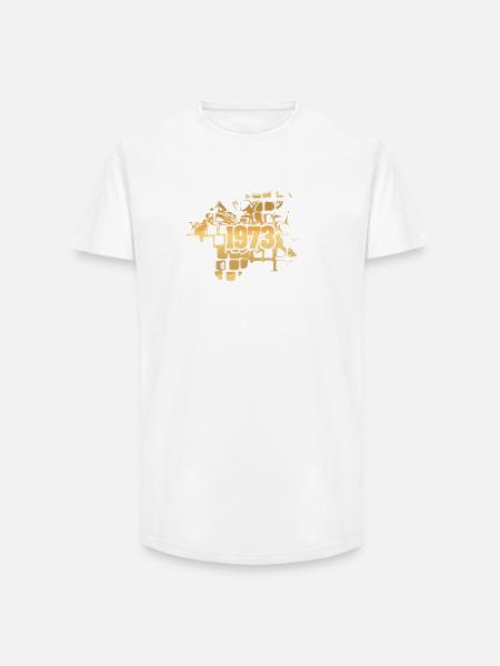 Opa 1973 - Long Fit Männer T-Shirt - Weiß