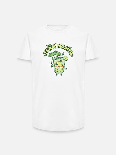 JGA Mojito Cocktail Barkeeper - Long Fit Männer T-Shirt - Weiß