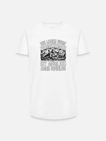 Bergsteiger Liebe - Long Fit Männer T-Shirt - Weiß