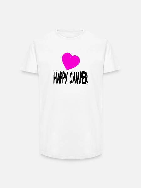 Camper - Long Fit Männer T-Shirt - Weiß