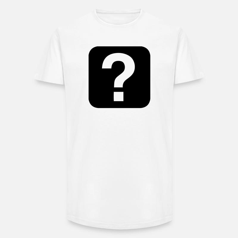Hilfe - Help - Long Fit Männer T-Shirt - Weiß