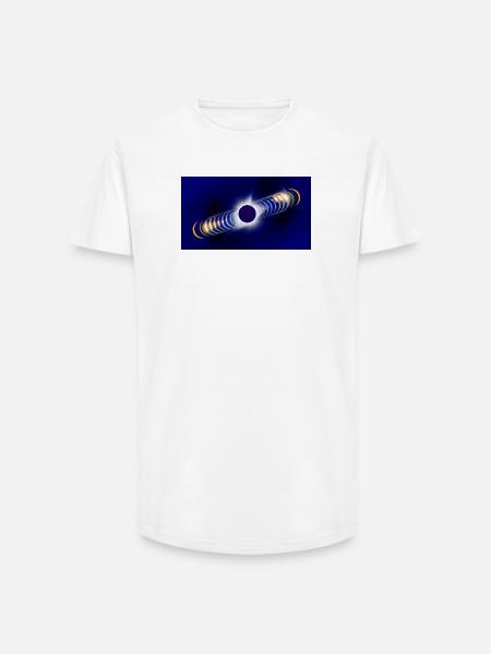 eclipse2026 - Long Fit Men's T-Shirt - white