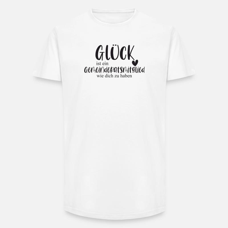Gemeinderatsmitglied Ehrenamt Gemeinde Geschenk - Long Fit Männer T-Shirt - Weiß