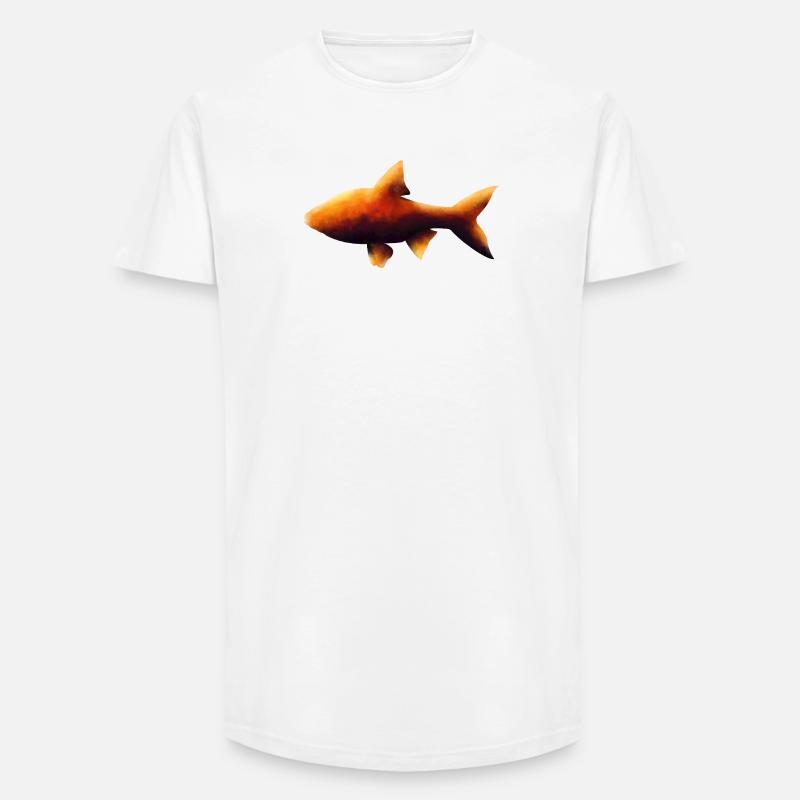Roach - Long Fit Men's T-Shirt - white