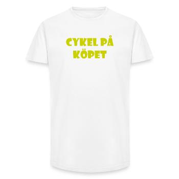 Talking Duva – Gothenburg humor - Long Fit Men's T-Shirt - white - Front - AI Model Male 185 light (185cm)