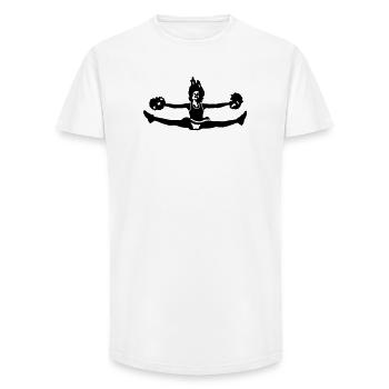 cheerleader - Long Fit Men's T-Shirt - white - Front - AI Model Male 185 light (185cm)