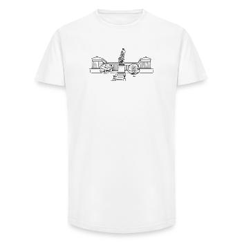 Bayern Bavaria München Munich - Long Fit Men's T-Shirt - white - Front - AI Model Male 185 light (185cm)