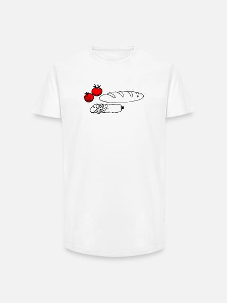 Vespers - Long Fit Men's T-Shirt - white