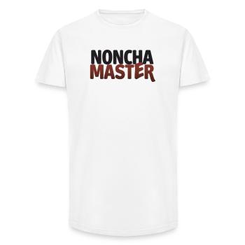 NONCHA MASTER  - T-shirt coupe longue homme - blanc - Devant - AI Model Male 185 light (185cm)