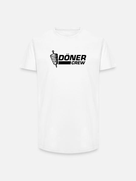 Döner Crew - Long Fit Männer T-Shirt - Weiß