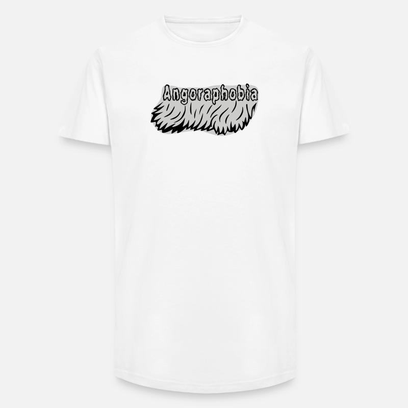 Angoraphobia - Long Fit Männer T-Shirt - Weiß
