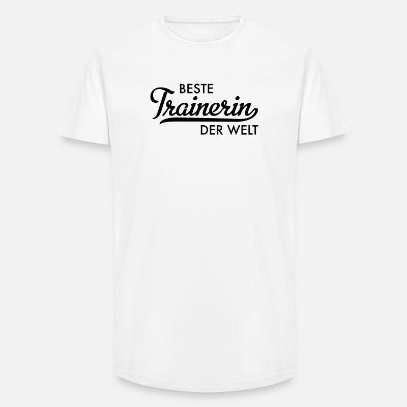 beste trainerin der welt - Long Fit Männer T-Shirt - Weiß