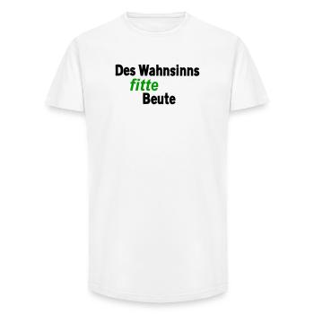 Une proie incroyablement en forme - T-shirt coupe longue homme - blanc - Devant - AI Model Male 185 light (185cm)