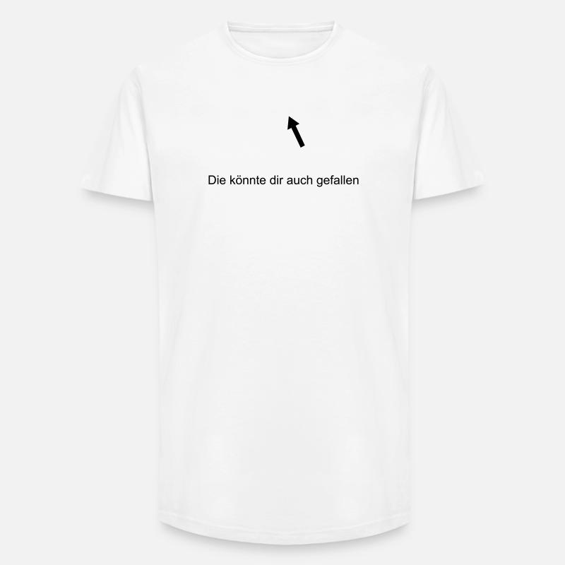 Die koennte dir auch gefallen - Long Fit Männer T-Shirt - Weiß