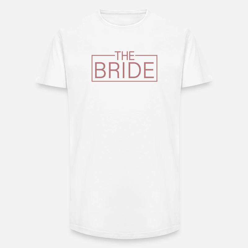Die Braut - Coole passende Brautdusche - Long Fit Männer T-Shirt - Weiß