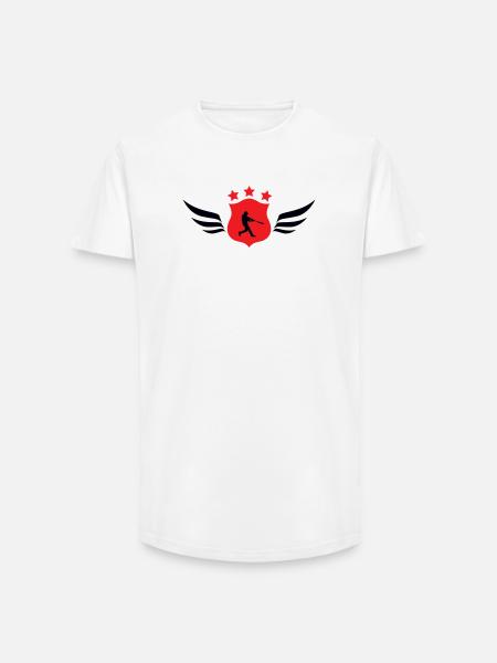 Baseball - Sport - T-shirt coupe longue homme - blanc