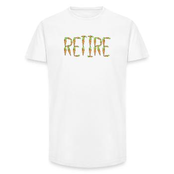 Carrots retire - Long Fit Men's T-Shirt - white - Front - AI Model Male 185 light (185cm)