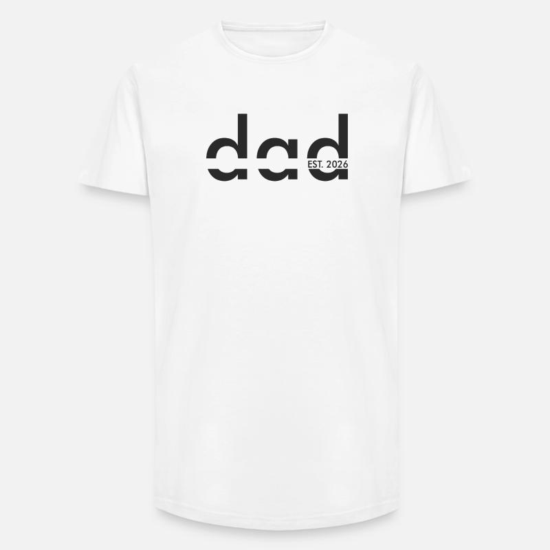 Dead EST 2026 Graphic - Long Fit Männer T-Shirt - Weiß