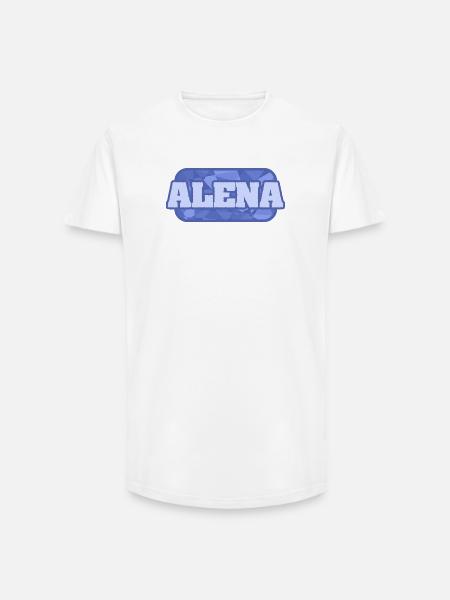 Alena als Geschenkidee - Long Fit Männer T-Shirt - Weiß