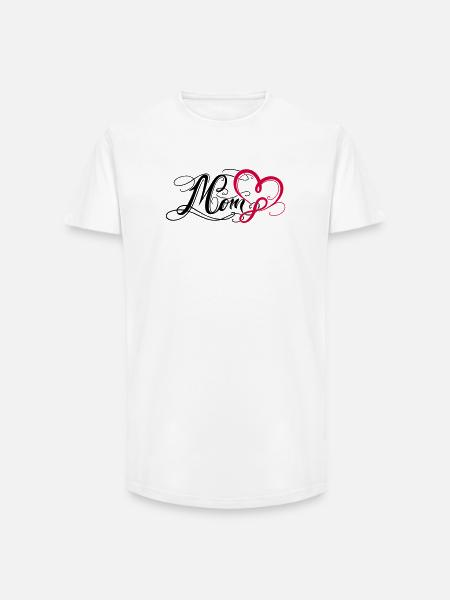 Mom Mama Mother's Day - Long Fit Men's T-Shirt - white