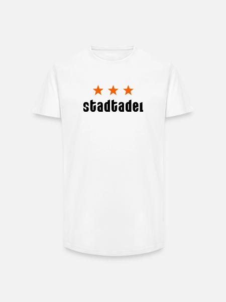Stadtadel mit Sternen - Long Fit Männer T-Shirt - Weiß