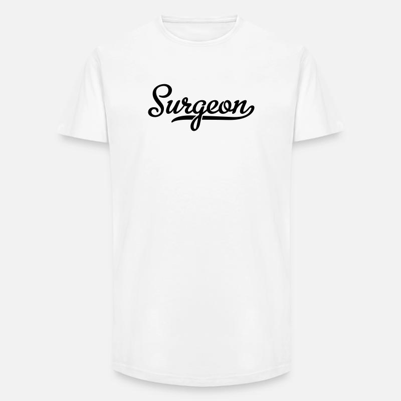 Surgeon - Long Fit Men's T-Shirt - white