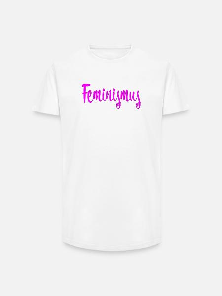 Feminismus - Long Fit Männer T-Shirt - Weiß