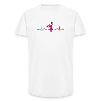 Cheerleader Cheer Mom Cheerleading - Long Fit Men's T-Shirt - white - Front - AI Model Male 185 light (185cm)