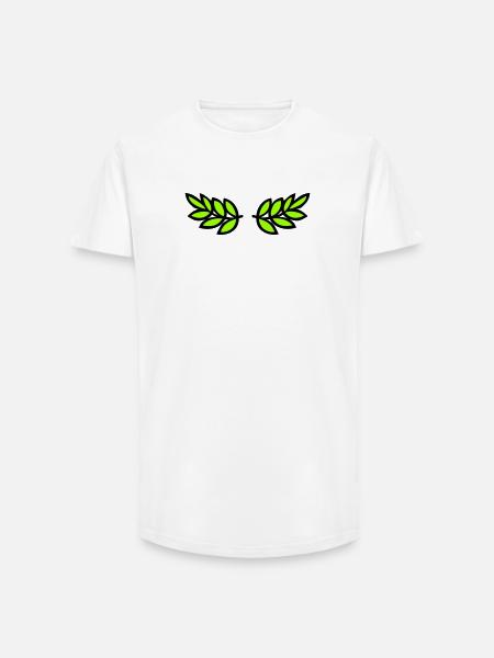 Laurel - T-shirt coupe longue homme - blanc