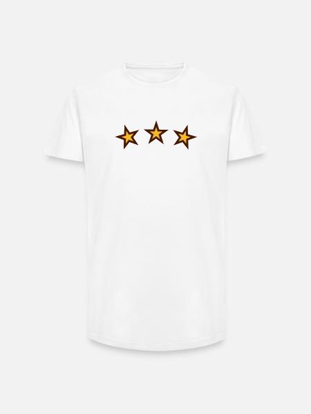 star stars starlets - Long Fit Men's T-Shirt - white