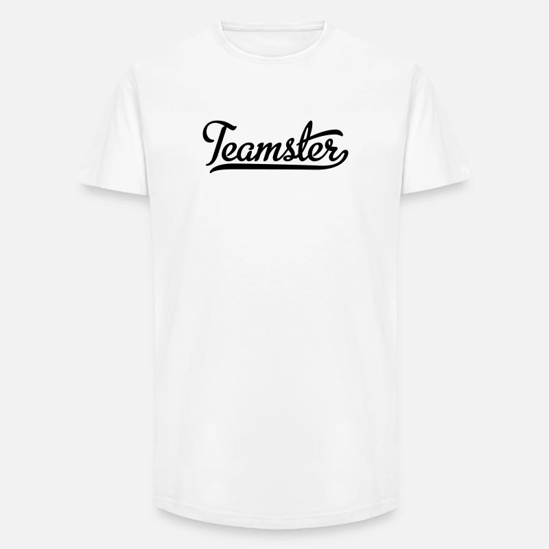 Teamster - Long Fit Männer T-Shirt - Weiß