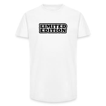 limited_edition- - T-shirt coupe longue homme - blanc - Devant - AI Model Male 185 light (185cm)