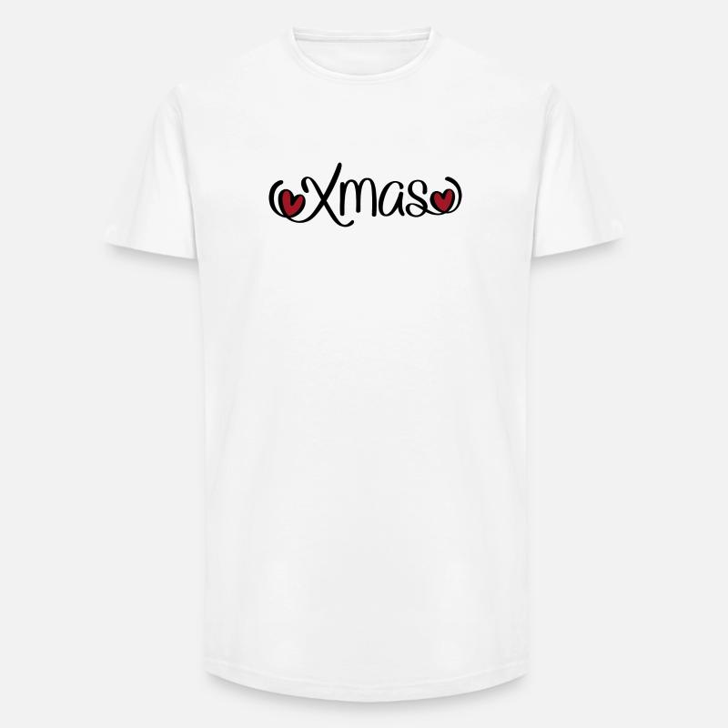 Weihnachten - Long Fit Männer T-Shirt - Weiß