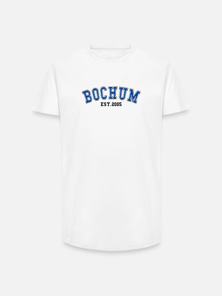 Bochum Est. 2005 - Long Fit Männer T-Shirt - Weiß