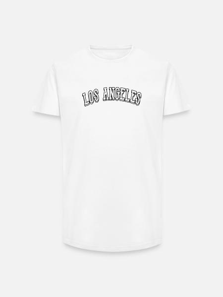 Los Angeles Shirt - Long Fit Men's T-Shirt - white