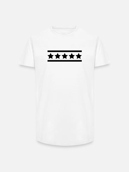 sterne_symbol - Long Fit Men's T-Shirt - white