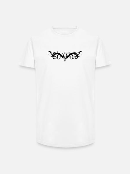 Tribal 4 par Helfspawn - T-shirt coupe longue homme - blanc