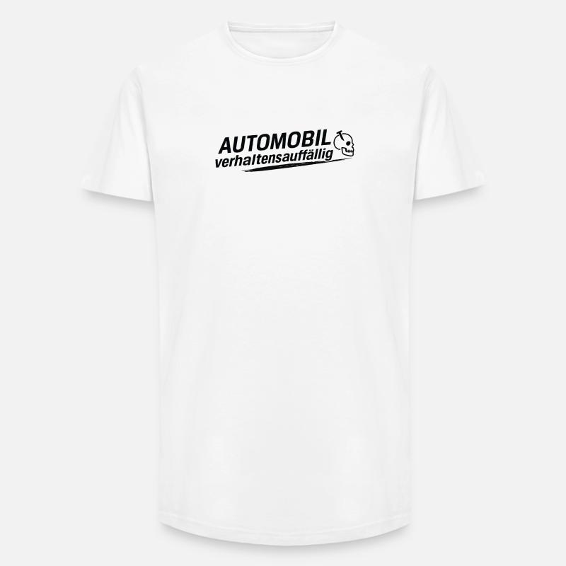 Automobile behaviorally problematic - Long Fit Men's T-Shirt - white