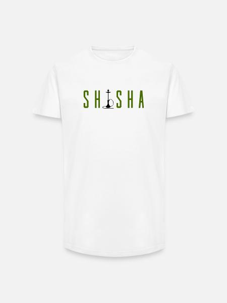 Hookah - Long Fit Men's T-Shirt - white
