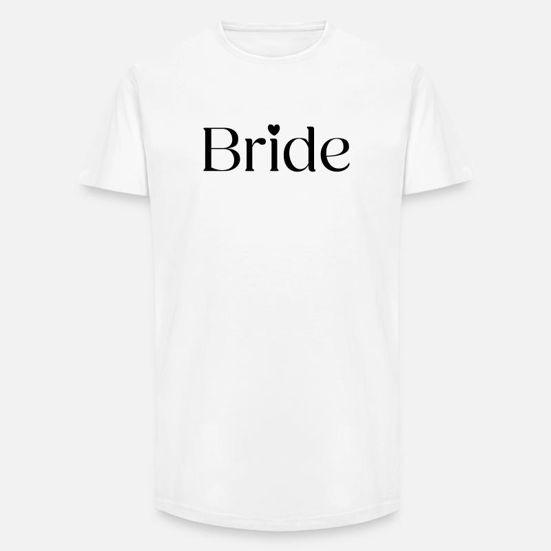 Bride - Long Fit Men's T-Shirt - white